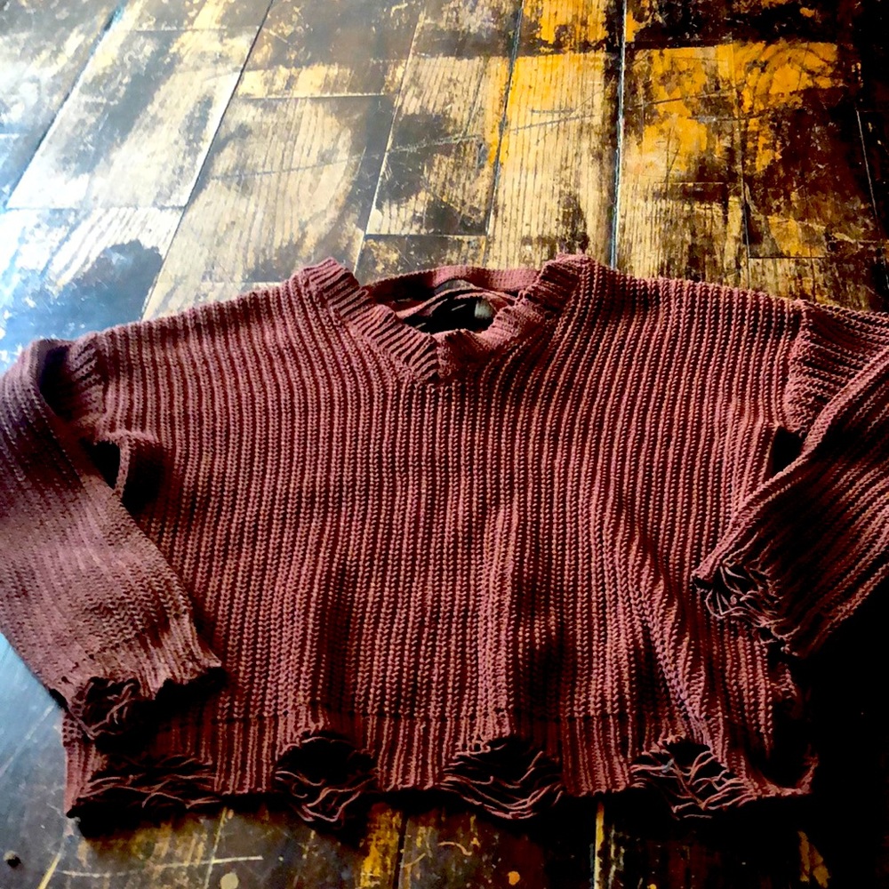 Brown sweater